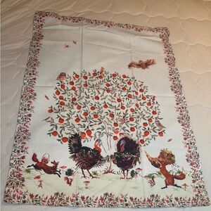 Anthropologie Inslee Fariss Turkey Trot Autumn
Thanksgiving Dish Towel NEW